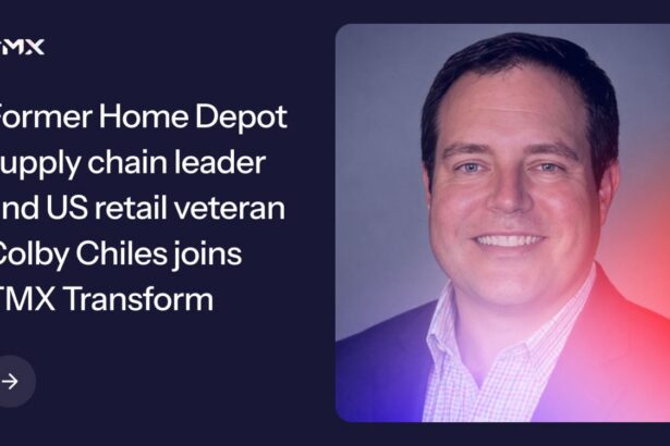 Former home depot supply chain leader and US retail veteran Colby Chiles joins TMX Transform.